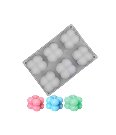 MOLDE SILICONA N48 VELA MINI BUBBLE X UNID