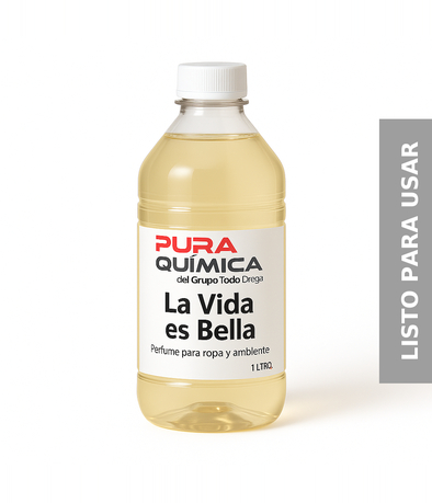 PERFUME PARA ROPA -AMBIENTE LA VIDA ES BELLA X LT NUEVOS/SIMIL
