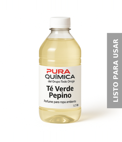 PERFUME PARA ROPA-AMBIENTE TE VERDEY PEPINO X LT TRADICIONALES NUEVA FORMULA!