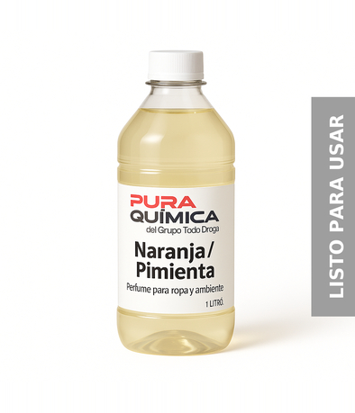 PERFUME PARA ROPA-AMBIENTE NARANJA-PIMIENTA X LT TRADICIONALES NUEVA FORMULA!