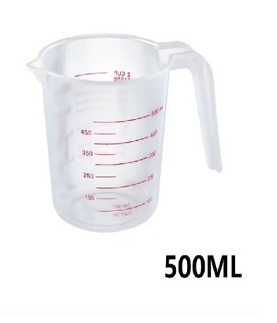 JARRA PLASTICA MEDIDORA X 500 ML