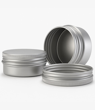 VASO P/VELA PASTILLERO GRANDE (100 ML) ALUMINIO X UNID