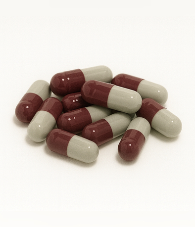 CAPSULA GELATINA N00 GRIS/BORDO  X MILLAR (1000)