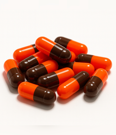 CAPSULA GELATINA N  0  MARRON/NARANJA X 1000 UNIDADES
