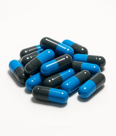 CAPSULA GELATINA N  0  AZUL/GRIS X 1000 UNIDADES