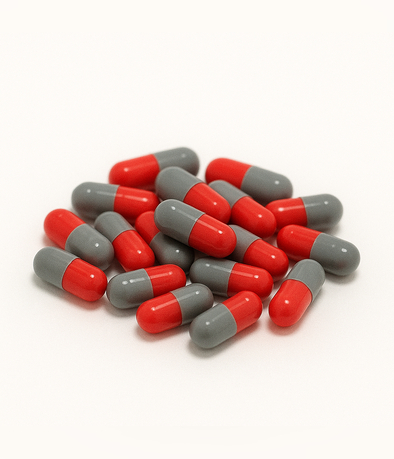 CAPSULA GELATINA N  2  ROJO/GRIS X1000