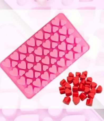 MOLDE SILICONA N75 MINI CORAZONES X UNID