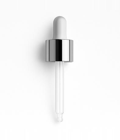 PIPETA BLANCO PLATA P/FRASCO ROUND GLASS BOCA 20 X 30 ML SOLA