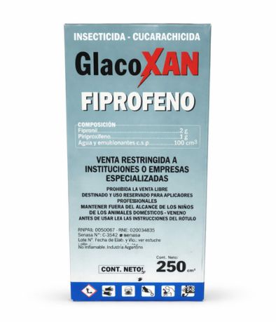 GLACOXAN FIPROFENO (FIPRONIL) X 250CC