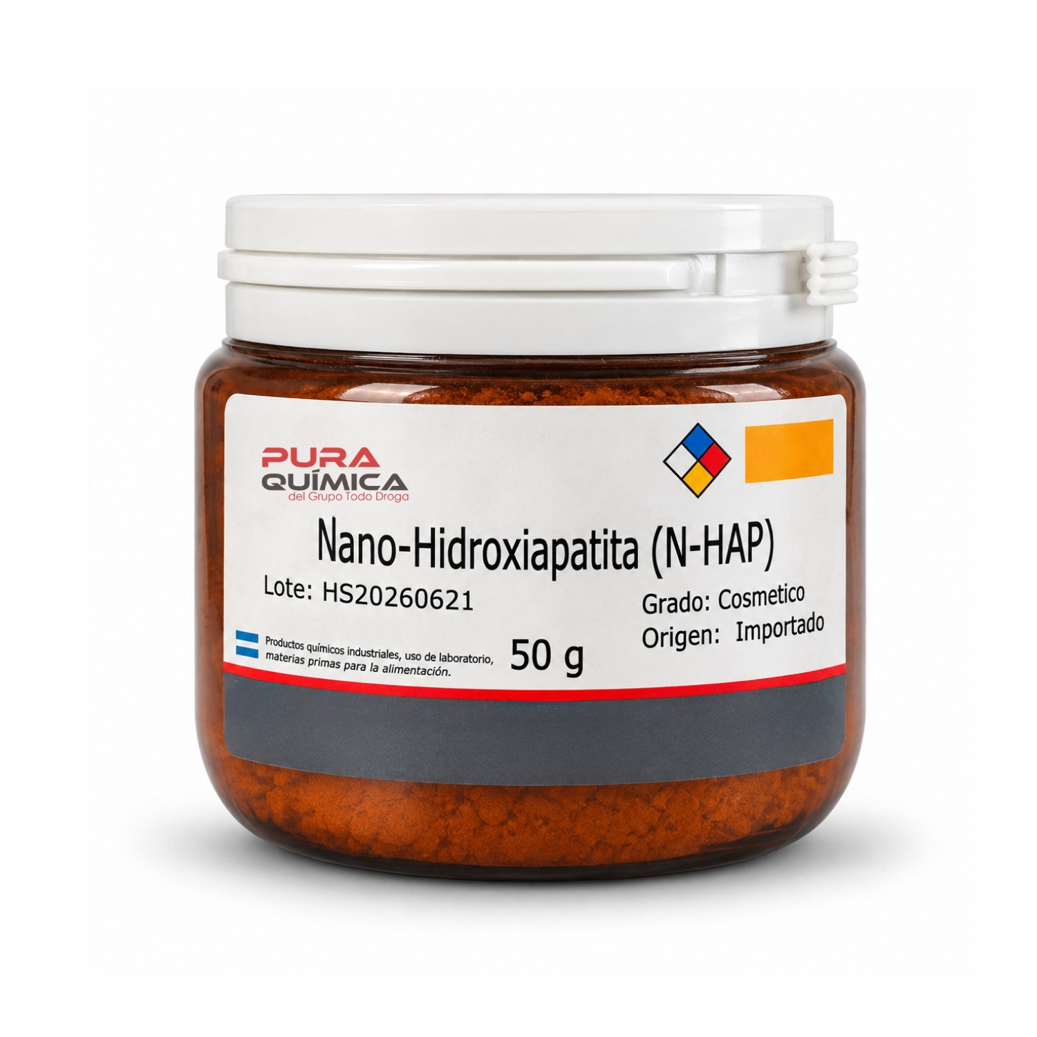 NANO-HIDROXIAPATITA (N-HAP) (COSMETCA NATURAL) ARCILLA