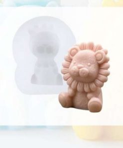 MOLDE SILICONA N77 LEONCITO SENTADO DECO X UNID - 1.0000