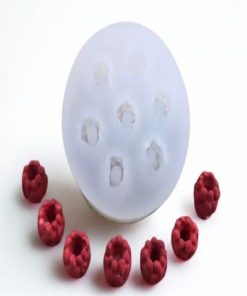 MOLDE SILICONA N102 MINI FRAMBUESAS (7) X UNID