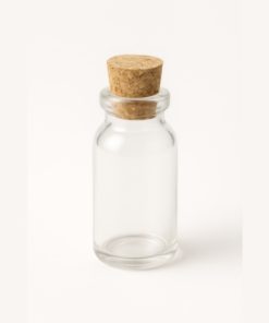 TUBO VIAL (FRASCO AMPOLLA INCOLORO 22.50 X 33) BOCA 20 X 5 CC C/CORCHO