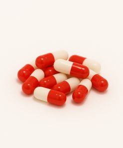CAPSULA GELATINA N 1 ROJO/BLANCO X1000
