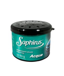 LATITA AROMATIZANTE SOLIDO P/AUTO SAPHIRUS 80 GRS X UNIDAD