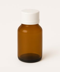 FRASCO COMPRIMIDO VIDRIO AMBAR BOCA 28 X 50 ML C/TAPA