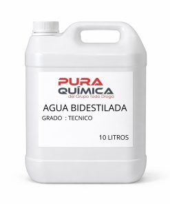 AGUA BIDESTILADA (INDUSTRIAL) X 10 LT