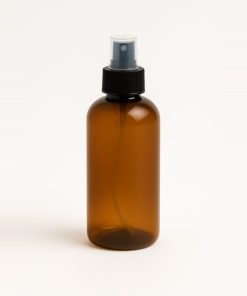 BOTELLA BODY PET AMBAR 24/410 X 250 CC C/VALVULA SPRAY AMBAR