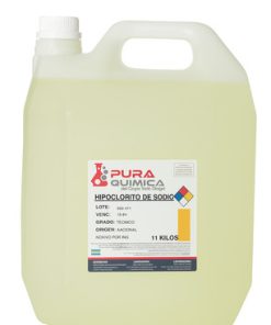 HIPOCLORITO DE SODIO (CLORO) AL 110 GR/LT APROX( 1+2 ) X  KG (1+30000 AGUA PILETAS)