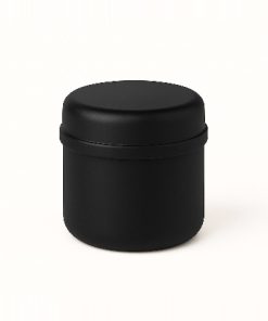 POTE SIMPLE NEGRO POLIPROPILENO X 30 CC C/TAPA ROSCA