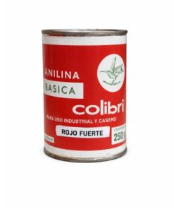 ANILINA BASICA ROJO FUERTE X250GR