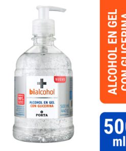 ALCOHOL EN GEL PORTA C/VAL  X 500 CC