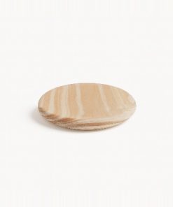 TAPA MADERA P/VASO VELA CONICO X UNID