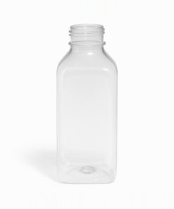 POTE CUADRADO PET CRISTAL BOCA 28 X 150 CC SOLO