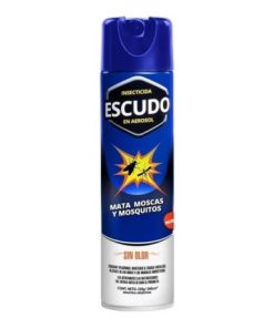 INSECTICIDA MATA MOSCAS Y MOSQUITOS ESCUDO SIN OLOR X 360 GR