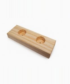 FUSTA DE MADERA C/2 CUENCOS X UNID