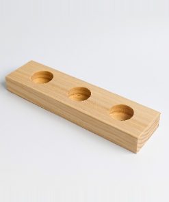 FUSTA DE MADERA C/3 CUENCOS X UNID