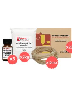 KIT MAYORISTA VELAS DE CERA DE SOJA