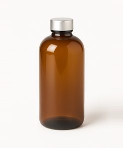 BOTELLA BODY PET AMBAR 24/410 X 250 CC C/TAPA DIF METAL
