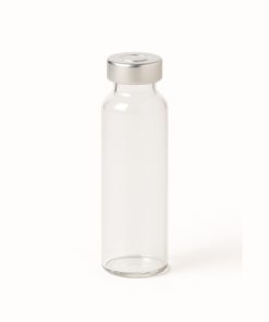 TUBO VIAL (FRASCO AMPOLLA INCOLORO 22.50 X45 ) BOCA 20X 10CC C/TAPON-PRECINTO