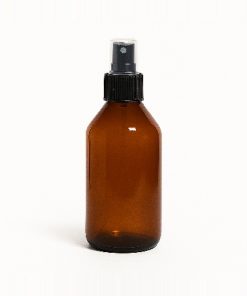 FRASCO JARABE VIDRIO AMBAR BOCA 28 X 500 CC C/VALVULA SPRAY NEGRA