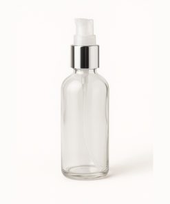 FRASCO COLIRIO CRISTAL VIDRIO BOCA 18 X 30 CC C/VAL GOTA PLATA BRILLO