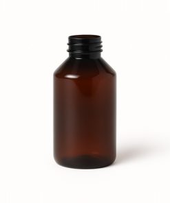 BOTELLA LEVE PET AMBAR BOCA 28 X 100 CC SOLA