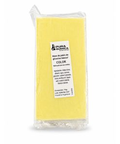 PAN BASE COCO BLANCO EN  COLOR AMARILLO X UNIDAD (PURA QUIMICA)